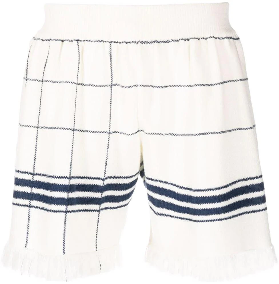 maison-margiela-ss-22-white-checkered-fringe-trim-straight-shorts-s50-mu-0058-s18024002-f
