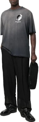 メゾンマルジェラ SS22 ダメージロゴプリント コットン クルーネックTシャツ グレー S50GC0670S24341855 Lookbook メゾンマルジェラ SS22 ダメージロゴプリント コットン クルーネックTシャツ グレー S50GC0670S24341855