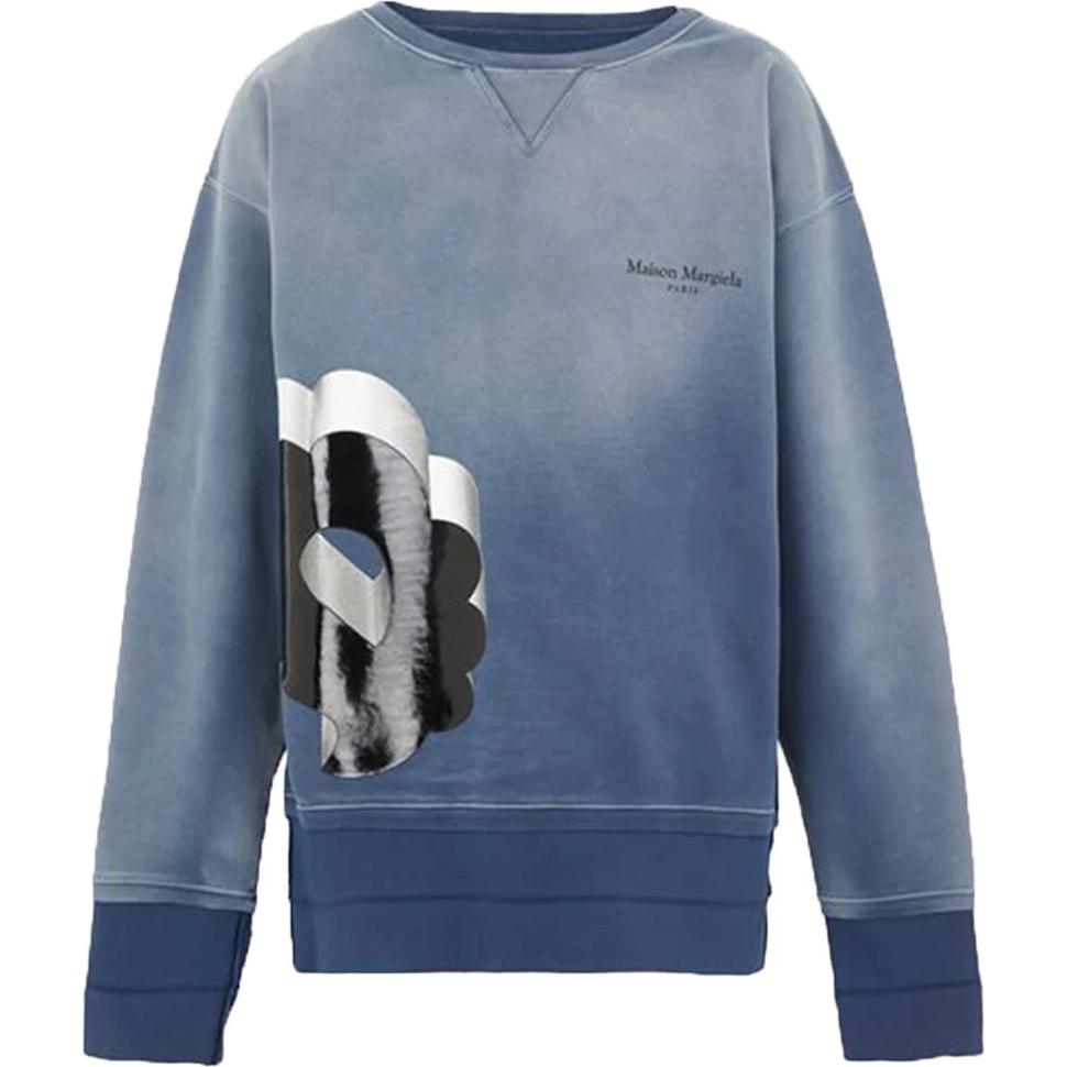 Maison Margiela SS22 Green Embroidered Bird Sweatshirt S30GU0150S23983814