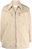 Maison Margiela SS22 Khaki Jacket with Zip Pocket. S50AM0559S54582733 Maison Margiela SS22 Khaki Jacket with Zip Pocket. S50AM0559S54582733