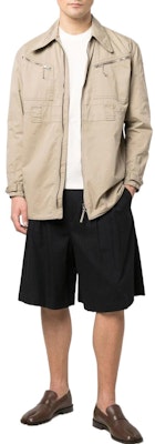 Maison Margiela SS22 Jaket Khaki dengan Saku Resleting. S50AM0559S54582733 Lookbook Maison Margiela SS22 Jaket Khaki dengan Saku Resleting. S50AM0559S54582733