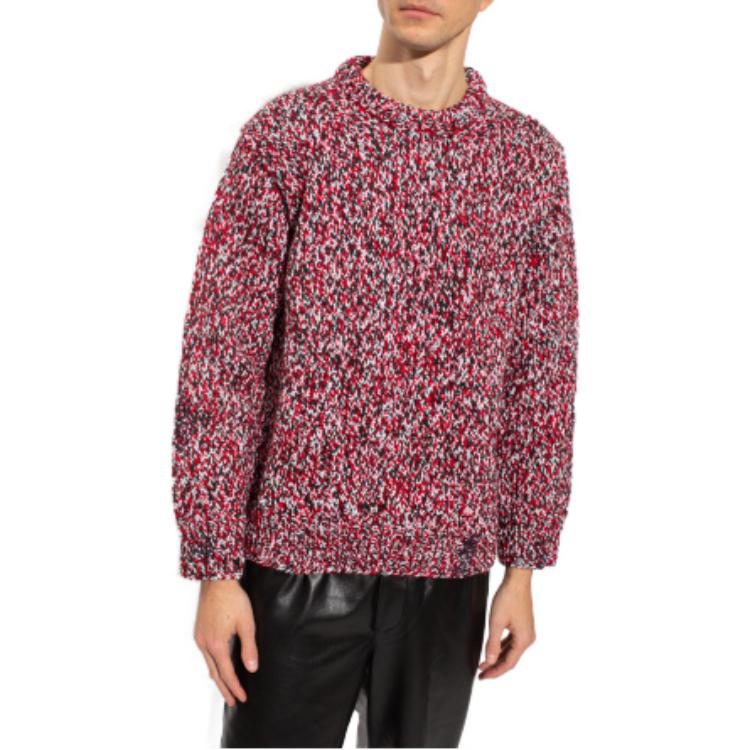 Lookbook Jersey de Lana Multicolor Maison Margiela SS22 Rojo S30GP0339S17894002F