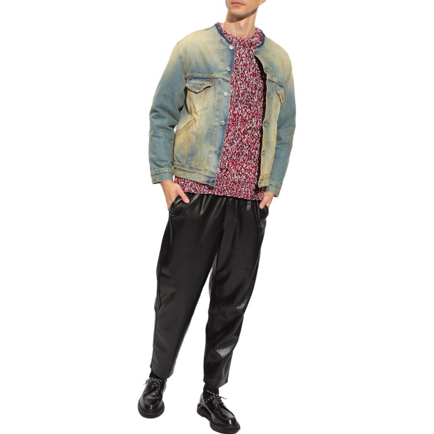 Purchase Jersey de Lana Multicolor Maison Margiela SS22 Rojo S30GP0339S17894002F