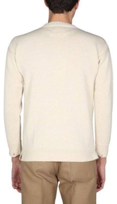 Jersey de Lana Jacquard Conejo Maison Margiela SS22 Cuello Redondo Beige. S30HB0279S17900102 Purchase Jersey de Lana Jacquard Conejo Maison Margiela SS22 Cuello Redondo Beige. S30HB0279S17900102