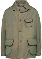 Maison Margiela SS23 Army Green Padded Jacket with Pocket and Collar. S50AM0591S60436702 Maison Margiela SS23 Army Green Padded Jacket with Pocket and Collar. S50AM0591S60436702