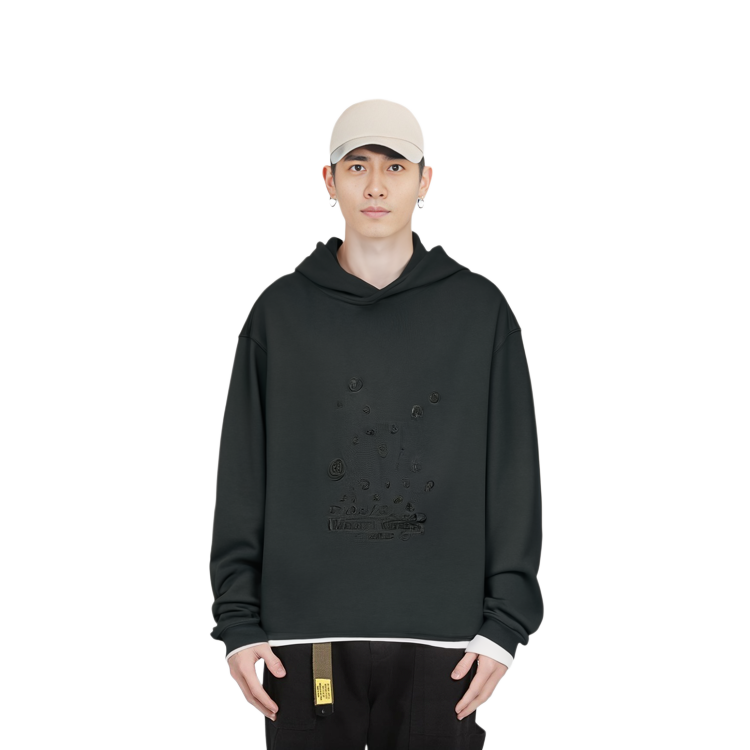 Purchase Maison Margiela SS23 Sudadera Negra de Manga Larga con Capucha. S50GU0205S25520-861