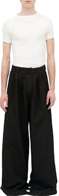 메종 마르지엘라 SS23 블랙 와이드 레그 플리츠 캐주얼 팬츠 S50KA0628S54760-900 Lookbook 메종 마르지엘라 SS23 블랙 와이드 레그 플리츠 캐주얼 팬츠 S50KA0628S54760-900