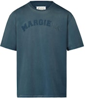 Maison Margiela SS23 Blue T-Shirt with Logo Letter Print. S50GC0685S23883-469 Maison Margiela SS23 Blue T-Shirt with Logo Letter Print. S50GC0685S23883-469