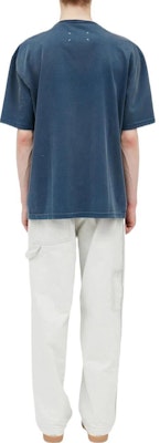 Maison Margiela SS23 Kaos Biru dengan Cetak Logo Huruf. S50GC0685S23883-469 Lookbook Maison Margiela SS23 Kaos Biru dengan Cetak Logo Huruf. S50GC0685S23883-469