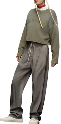 Maison Margiela 2023春夏灰色抽绳宽松休闲裤 S51KA0572-S54954-809 Lookbook Maison Margiela 2023春夏灰色抽绳宽松休闲裤 S51KA0572-S54954-809