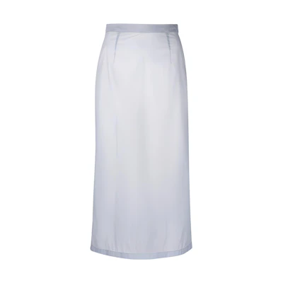 Maison Margiela SS23 High-Waisted Midi Chiffon Skirt Grey S51ME0002S54847-464