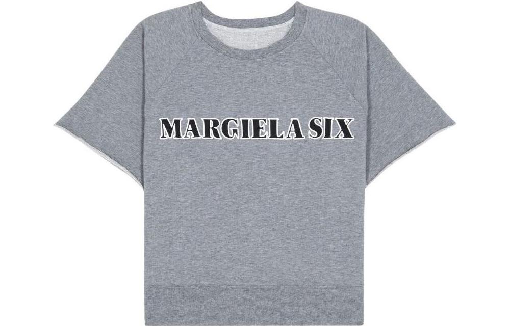 Maison Margiela SS23 Logo Print High-Neck Sweatshirt Men’s Charcoal Grey S52GU0205S25606