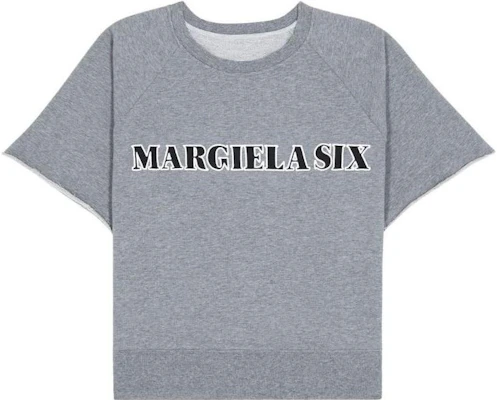马吉拉Maison Margiela 2023春夏字母徽标灰色短袖卫衣男女通用 S52GU0187S25575 Buy 马吉拉Maison Margiela 2023春夏字母徽标灰色短袖卫衣男女通用 S52GU0187S25575