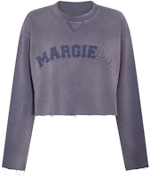 Maison Margiela SS23 Letter Print Crewneck Sweatshirt Unisex Lilac. S51GU0125S25580-225 Maison Margiela SS23 Letter Print Crewneck Sweatshirt Unisex Lilac. S51GU0125S25580-225