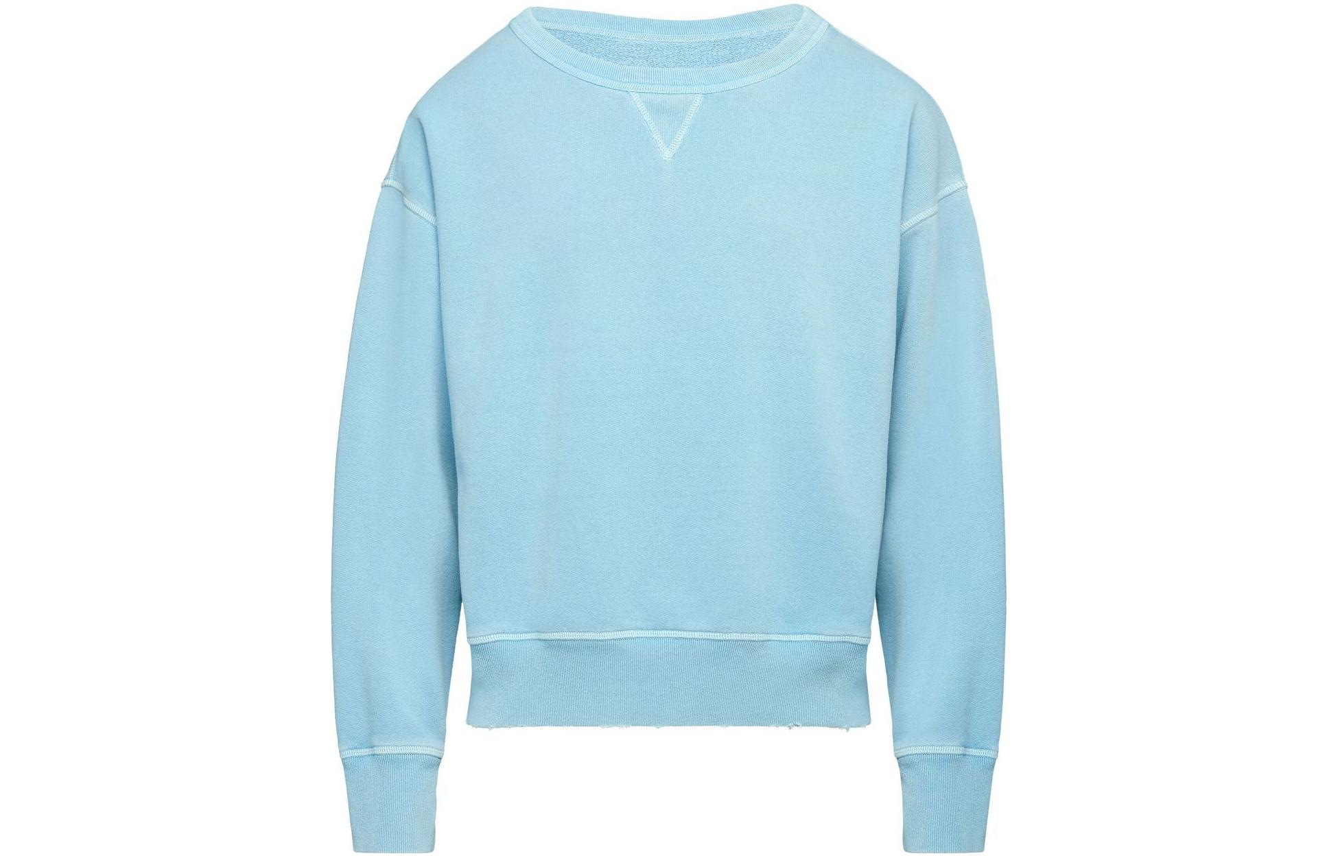 Maison Margiela SS23 Oversized Pullover Sweatshirt Blue S50GU0207S25570-489