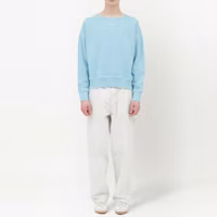 Lookbook Maison Margiela SS23 Oversized Pullover Sweatshirt Blue S50GU0207S25570-489