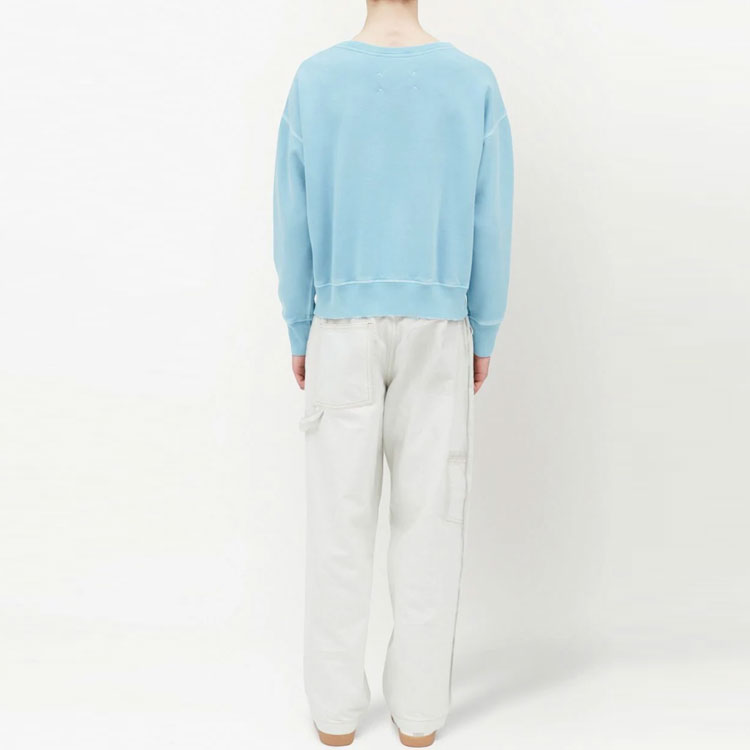 Shop Maison Margiela SS23 Sudadera Oversize Azul Pullover S50GU0207S25570-489