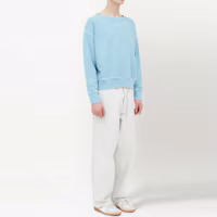 Purchase Maison Margiela SS23 Oversized Pullover Sweatshirt Blue S50GU0207S25570-489