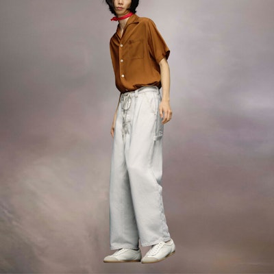 メゾンマルジェラ SS23 ユニセックス ホワイト ストレートデニムジーンズ S50LA0217S30857-961 Purchase メゾンマルジェラ SS23 ユニセックス ホワイト ストレートデニムジーンズ S50LA0217S30857-961