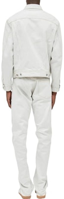 Maison Margiela 男士SS23黄色缝线工装白色牛仔夹克 S50AM0596S30857-961 Shop Maison Margiela 男士SS23黄色缝线工装白色牛仔夹克 S50AM0596S30857-961