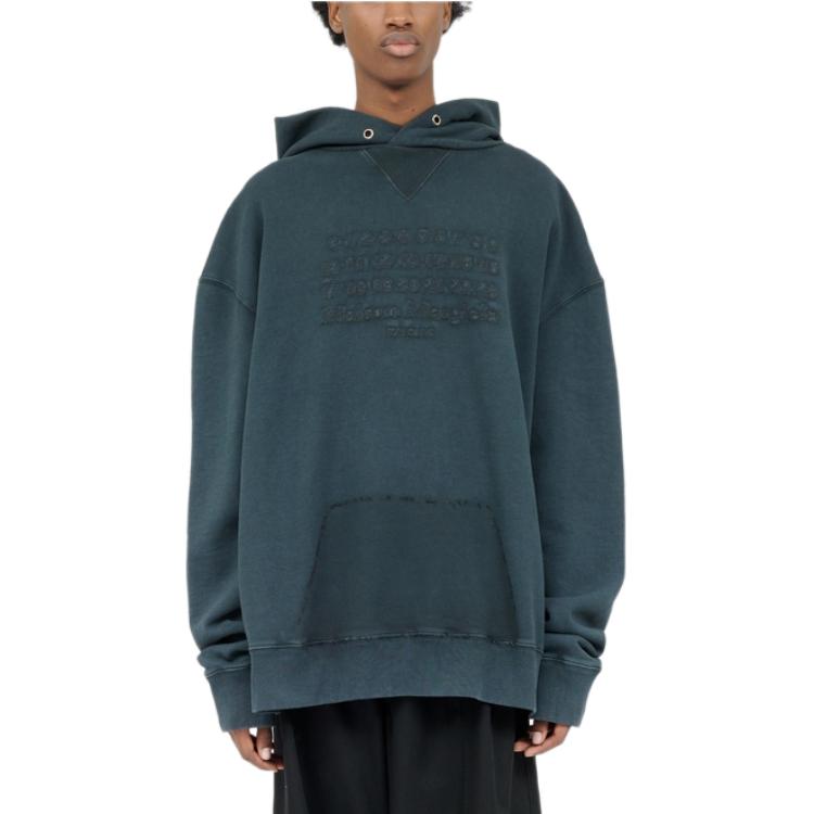 Order Maison Margiela SS24 反轉Logo連帽衫 洗滌黑 S50GU0216S25570-860