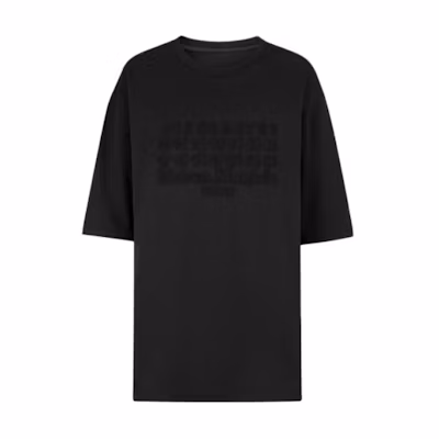 Maison Margiela SS24 Reverse Stitch Logo Washed Black Short Sleeve Tee S50GC0699S23883-859
