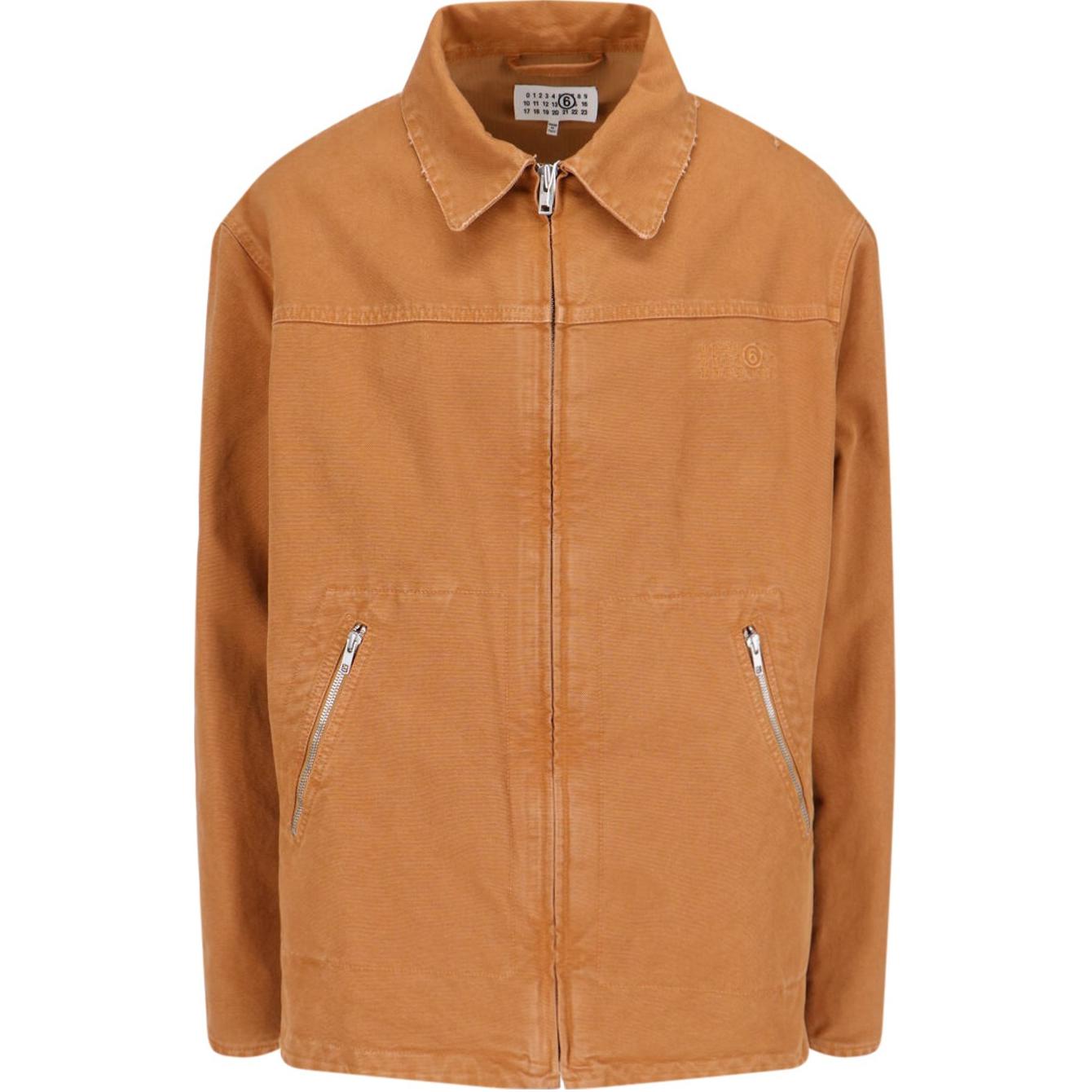 Maison Margiela Striped Patchwork Button-Up Jacket Black Men’s SH2BN0002MTN006961