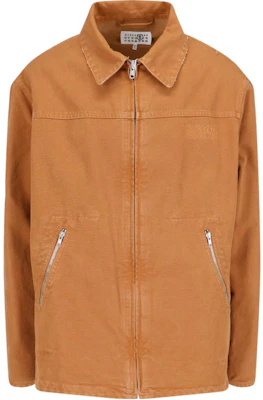 Maison Margiela SS25 Brown Zip-Up Collar Jacket Men’s Long Sleeve SH0AM0048-M35249132 Buy Maison Margiela SS25 Brown Zip-Up Collar Jacket Men’s Long Sleeve SH0AM0048-M35249132