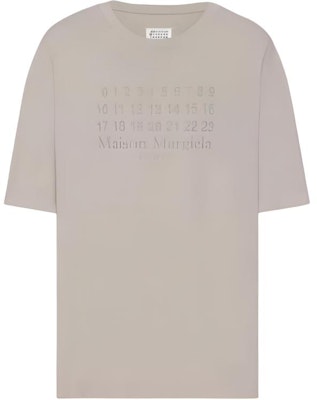 メゾン マルジェラ SS25 グレー Tシャツ フォースティッチ 数字ロゴ ユニセックス. S50GC0716S24567-801 Buy メゾン マルジェラ SS25 グレー Tシャツ フォースティッチ 数字ロゴ ユニセックス. S50GC0716S24567-801