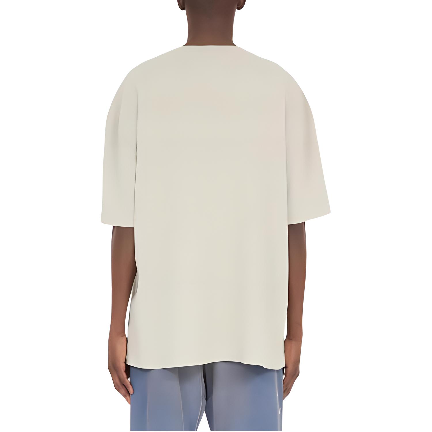 Details for メゾン マルジェラ SS25 グレー Tシャツ フォースティッチ 数字ロゴ ユニセックス. S50GC0716S24567-801