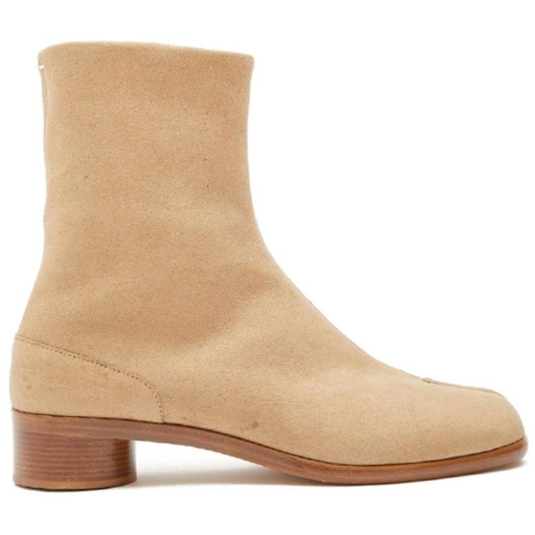 Maison Margiela Tabi 'Beige Leather' 圖 2