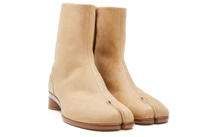Maison Margiela Tabi 'Beige Leather' 圖 3