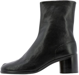 Maison Margiela Tabi 簡約休閒粗跟皮革短靴 黑色 Buy Maison Margiela Tabi 簡約休閒粗跟皮革短靴 黑色