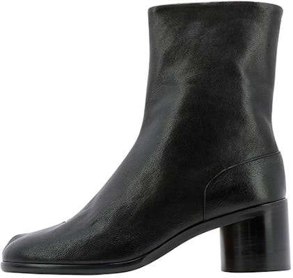 Maison Margiela Tabi 'Black Chunky Heel Leather Ankle Boot' S57WU0220P4131H8686 Buy Maison Margiela Tabi 'Black Chunky Heel Leather Ankle Boot' S57WU0220P4131H8686