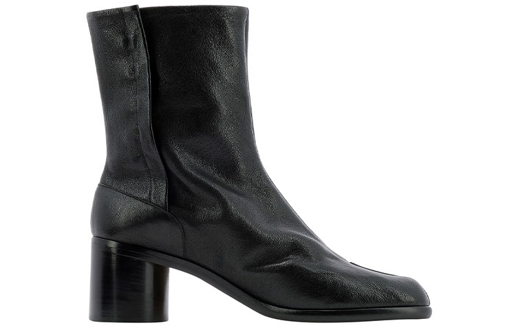 Order Maison Margiela Tabi 'Botín de Cuero Negro con Tacón Grueso' S57WU0220P4131H8686