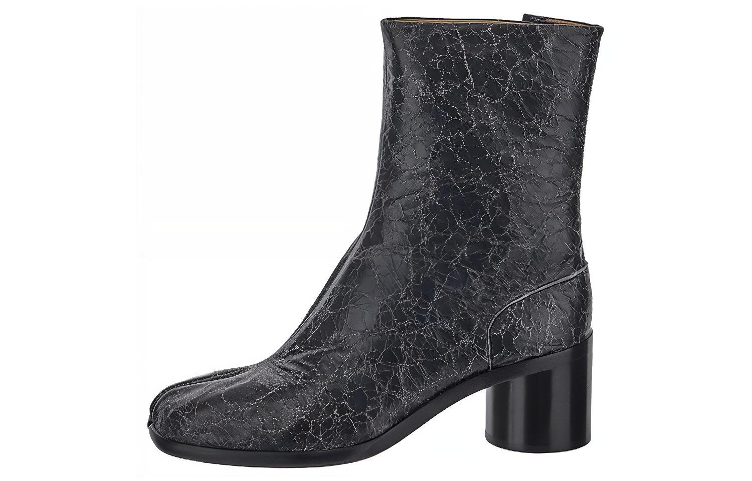 Maison Margiela Tabi 'Black Leather Ankle Boot' S57WU0132P5342H9458