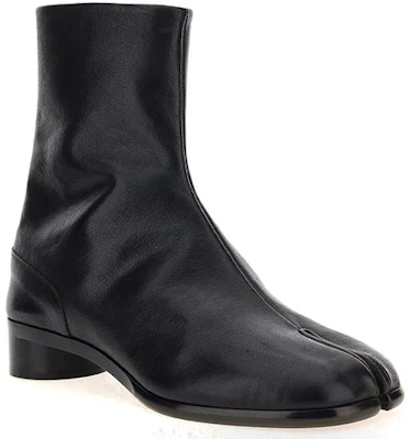 Maison Margiela Tabi 'Botas de Cuero Negro hasta el Tobillo' S57WU0221P3962H8556 Lookbook Maison Margiela Tabi 'Botas de Cuero Negro hasta el Tobillo' S57WU0221P3962H8556