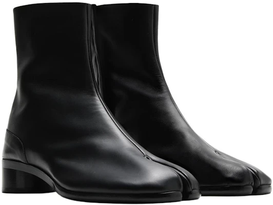 Maison Margiela Tabi 'Botas de Cuero Negro hasta el Tobillo' S57WU0221P3962H8556 Shop Maison Margiela Tabi 'Botas de Cuero Negro hasta el Tobillo' S57WU0221P3962H8556