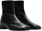 Shop Maison Margiela Tabi 'Botas de Cuero Negro hasta el Tobillo' S57WU0221P3962H8556
