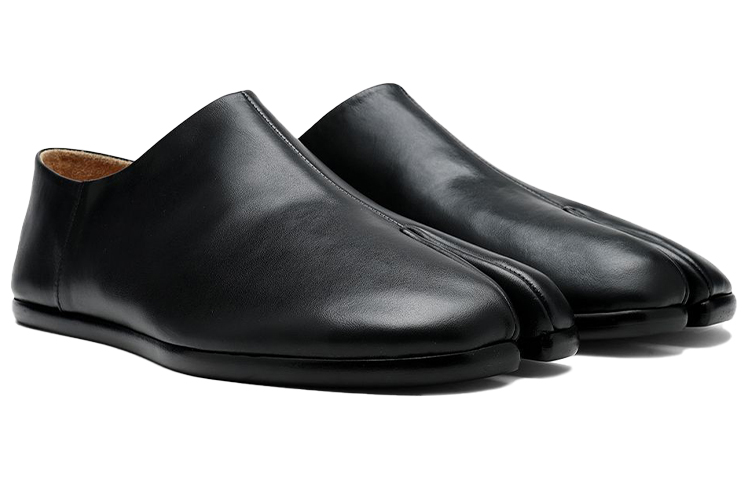 Order メゾン マルジェラ タビ レザー スリッポン (ブラック) S57WR0051PR516T8013