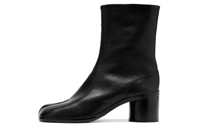 Buy メゾン マルジェラ タビ アンクルブーツ (黒) S39WU0202P3753T8013