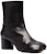 Maison Margiela Tabi 'Boot Hitam Berhujung Belah' S39WU0202P3753T8013