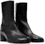 Shop Maison Margiela 黑色分趾短靴 S39WU0202P3753T8013