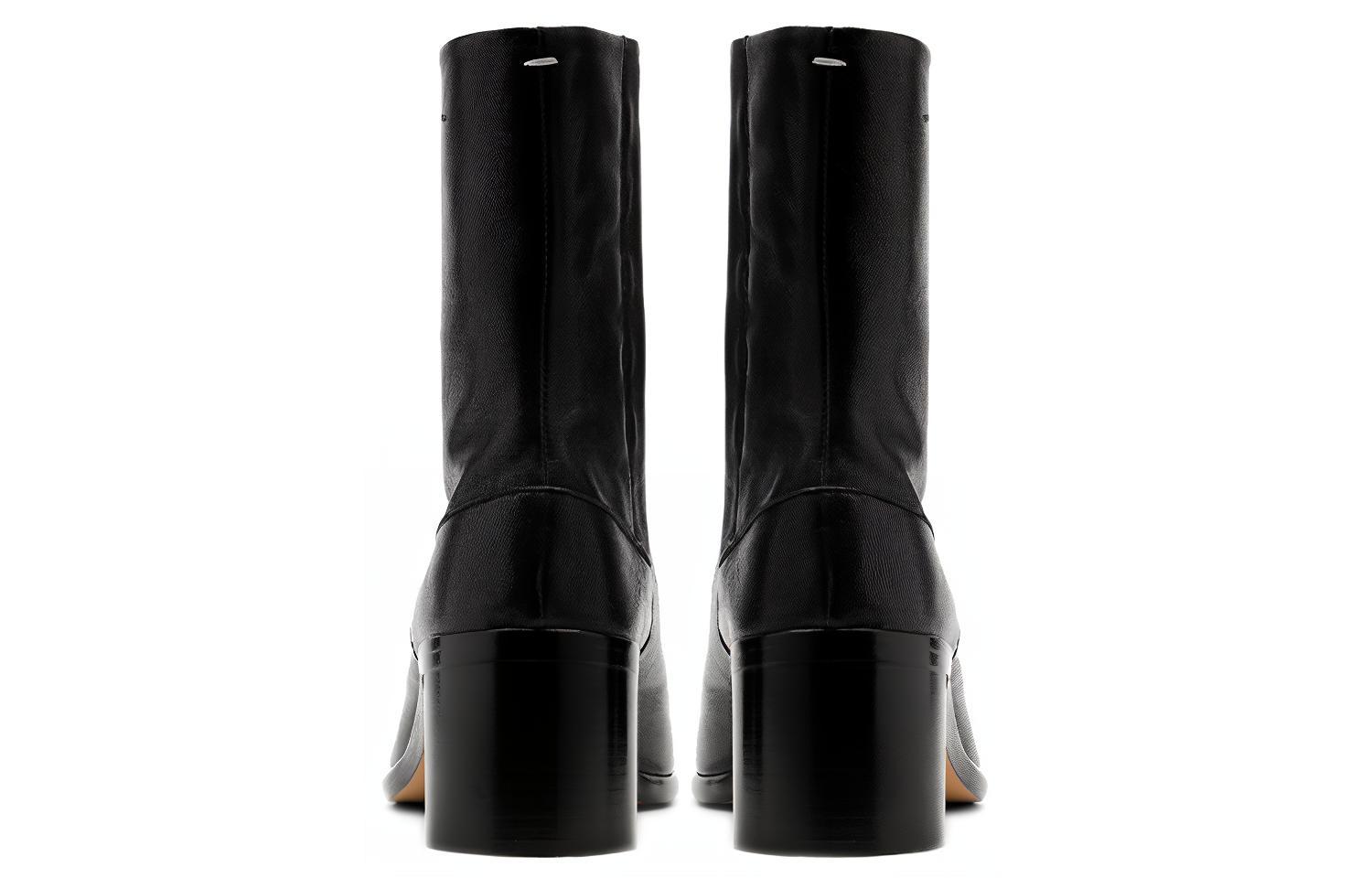 Purchase Maison Margiela 黑色分趾短靴 S39WU0202P3753T8013