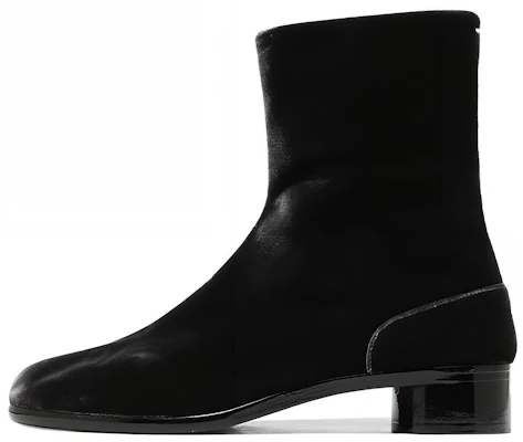 Maison Margiela Tabi 'Black Velvet Ankle' S57WU0153P1788T8006 Buy Maison Margiela Tabi 'Black Velvet Ankle' S57WU0153P1788T8006
