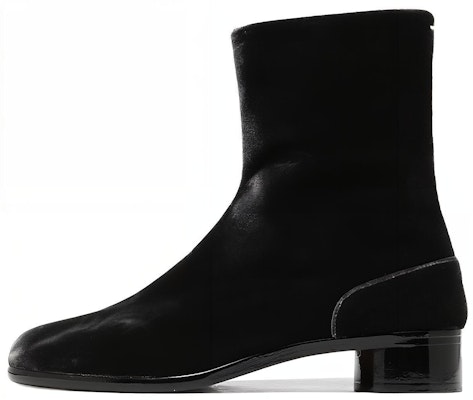 Maison Margiela Tabi 'Black Velvet Ankle' S57WU0153P1788T8006 Buy Maison Margiela Tabi 'Black Velvet Ankle' S57WU0153P1788T8006