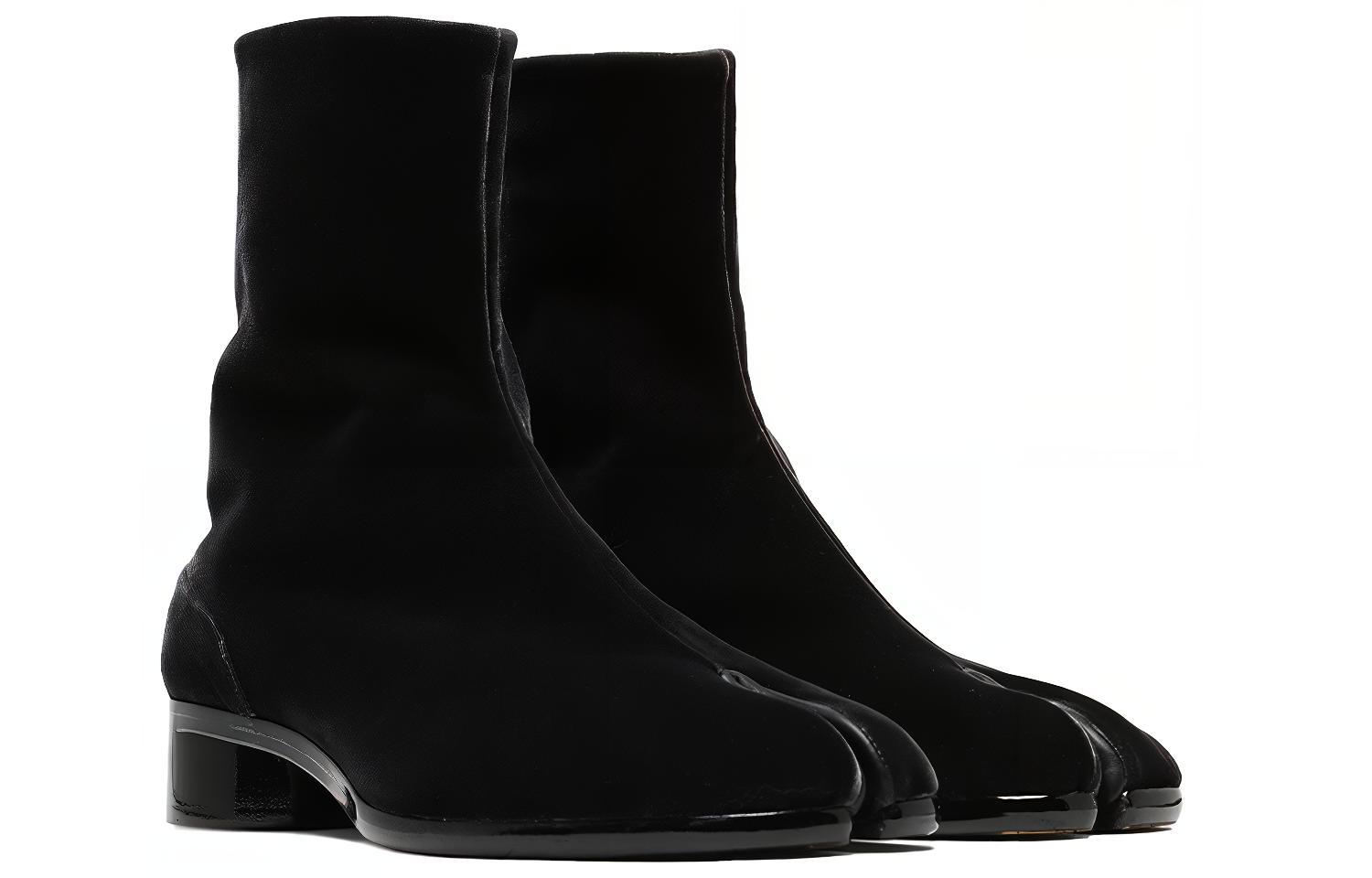 Order Maison Margiela Tabi 'Hitam Beludru Pergelangan' S57WU0153P1788T8006