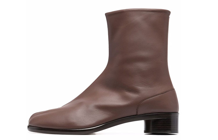 Buy Maison Margiela Tabi 'Boots Kulit Coklat Avant-Garde Jari Terbelah' S57WU0153PR516T2167