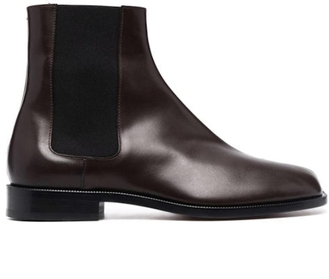 Maison Margiela Tabi 'But Chelsea Kulit Anak Sapi Coklat' S57WU0150P3292H8787 Order Maison Margiela Tabi 'But Chelsea Kulit Anak Sapi Coklat' S57WU0150P3292H8787