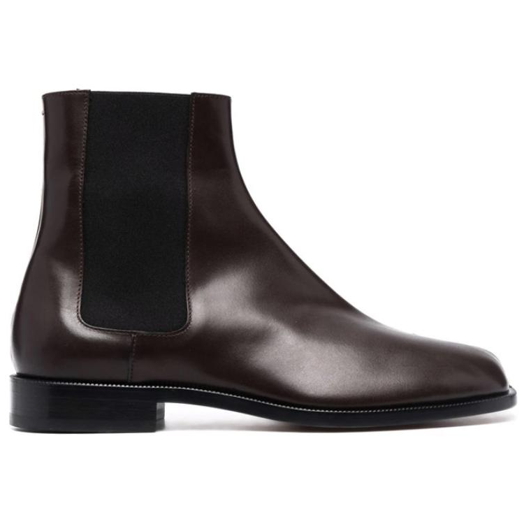 Order Maison Margiela Tabi "Stivaletto Chelsea in Pelle di Vitello Marrone" S57WU0150P3292H8787